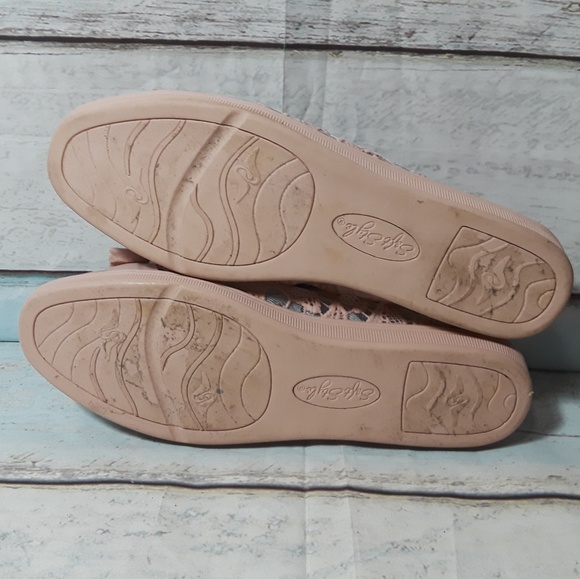 Soft Style by Hush puppies Lace Flats Slip On 7.5 - Picture 3 of 8